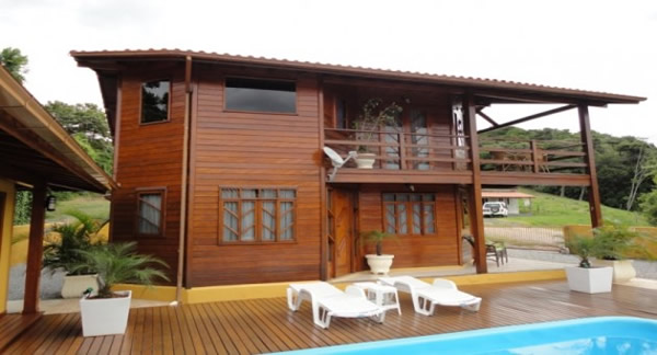 Casas de Madeira Pré-Fabricada 2017